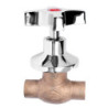 LLAVE PASO SO 1/2" CON CAMPANA MANILLA PUYEHUE